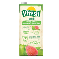Vinamilk VFresh Guava buah nektar 1L x 12 kotak GMP HALAL ISO FSSC HACCP bersertifikat OEM tersedia untuk kustomisasi