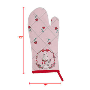 Gants de cuisine en toile de coton résistants à la chaleur, avec impression de logo personnalisé, gants de four à micro-ondes en coton - Product Image 6