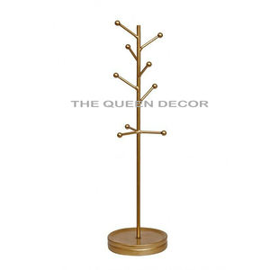 Alta calidad fácil de montar Metal de acero inoxidable en forma de árbol Metal joyería soporte de suspensión de pie soporte de joyería decorativa - Product Image 1