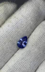 Gema Suelta de Tanzanita Natural de Primera Calidad con Corte Pera Profundo y Alta Transparencia para la Elaboración de Joyería Personalizada de un Proveedor Indio - Product Image 2