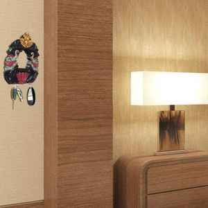 Porte-clés en bois d'éléphant avec miroir en bois de manguier, décoration murale d'entrée, cadeau utilitaire et festif, commandes en gros - Product Image 3