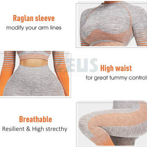 Conjunto de Yoga para Mujer, Material Transpirable, Suave y Duradero, Estilo Único, Calidad Premium, Precio Bajo - Product Image 3