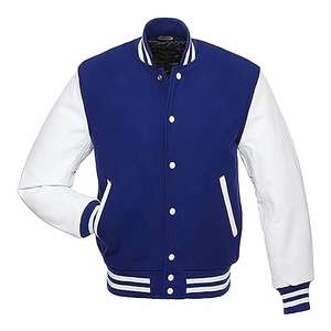 Custom embroidered varsity <b>jacket</b> men <b>thick</b> <b>fleece</b> bomber coat for students, teams, and school fashion Customized Trending - Product Image 6