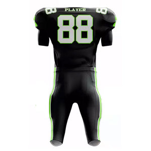 Uniforme de football américain de style moderne, respirant, en polyester à séchage rapide, parfait pour les séances d'entraînement et les matchs compétitifs - Product Image 3