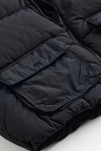 Chaleco con capucha para mujer, chaqueta acolchada de burbuja, Logo OEM, color negro, para invierno - Product Image 5