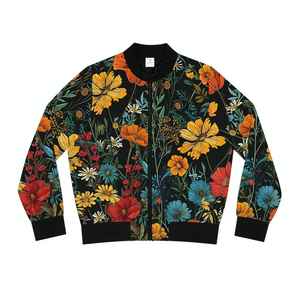 แจ็คเก็ตบอมเบอร์ผู้หญิงคุณภาพสูงปี 2024 เสื้อกันหนาวระบายอากาศได้ดี ทันสมัยและทนทาน ผลิตจากผ้าฝ้ายและไนลอน พร้อมหมวกที่ถอดออกได้ - Product Image 2