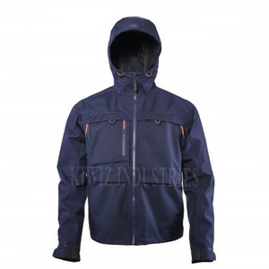 Recién llegado de invierno de fábrica, chaqueta de pesca de manga larga para hombre con logotipo personalizado, chaquetas de pesca impresas - Product Image 1