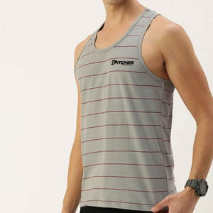 Camiseta Clásica de Tirantes para Hombre, Tejida, Ligera, Informal, 100% Algodón, Transpirable, Apta para Uso Diario, Fitness y Actividades al Aire Libre - Product Image 3