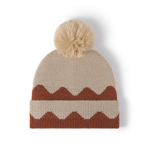 In Pakistan Wholesale Acrylic Wool Warm Knitted Cuffed Winter <b>Beanie</b> <b>Hats</b> <b>Beanie</b> <b>Hats</b> <b>Lady</b> <b>Beanie</b> <b>Hat</b> Solid Color for Women - Product Image 1