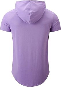 Sweat-shirts décontractés pour hommes en polyester/coton polaire, couleur unie, coupe régulière avec poche, écologiques, séchage rapide, respirants - Product Image 5