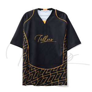 Nueva Camiseta de Fútbol con Diseño Personalizado, Impresa, de Alta Calidad, 100% Poliéster, Transpirable, Ligera, Antibacteriana y Elástica - Product Image 1