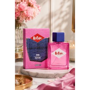 Lee Cooper Women's Perfume <b>Pink</b> Daily Use Glass Bottle Scented Mist Fragrance Elegant <b>Pink</b> Liquid Fragrance - Product Image 1