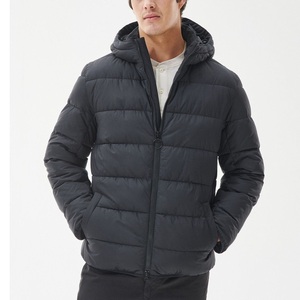 Blouson bombardier rembourré d'hiver de haute qualité pour hommes avec capuchon détachable en tissu de toile de remplissage en coton-Fournisseur de BD - Product Image 6
