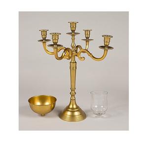 Bougeoir design en laiton fait à la main en métal Décoration d'intérieur design finition polie avec bougeoirs design - Product Image 6