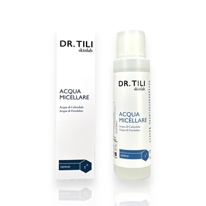 Agua Micelar Dr. Tili Skinlab con Caléndula, Manzanilla y Aloe Vera 200mL, Agua Limpiadora Facial para Piel Sensible, Hecho en Italia - Product Image 1