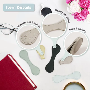 Marcapáginas magnéticos <span class=keywords><strong>de</strong></span> cuero coloridos personalizados al por mayor, marcadores <span class=keywords><strong>de</strong></span> página hechos a mano, marcapáginas - Product Image 4