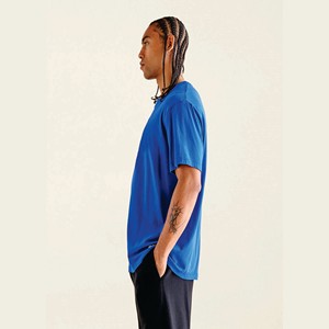 เสื้อยืดคอกลมผ้าคอตตอนสีดำใส่สบายออกแบบโลโก้ได้ตามต้องการ - Product Image 4