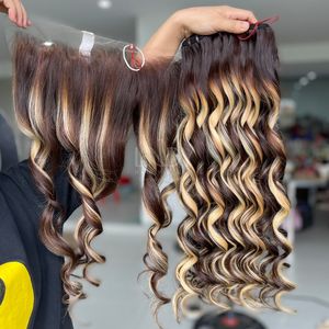 ชุดช่อผมสีแบบเด้งดึ๋งพร้อมหน้าผากและมัดเพื่อทำวิกผมให้2025 - Product Image 5