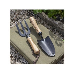Prime Quality Metal Stainless Steel Black Finish Gardening <b>Tools</b> Kit Wooden Handle for Balcony <b>Garden</b> Accessories Supplies - Product Image 1
