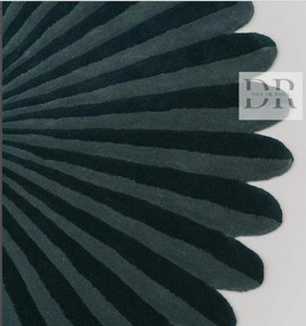 Ensemble de tapis en laine à double ombre moderne fait à la main, décor de sol élégant avec motif personnalisable, options de grande taille pour les chambres à coucher - Product Image 5