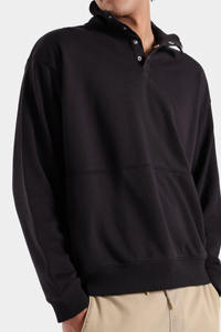 Logo personnalisé demi-fermeture éclair pull lourd polaire hommes sweats hommes goutte cou épais écran corps surdimensionné mode sweats à capuche - Product Image 2