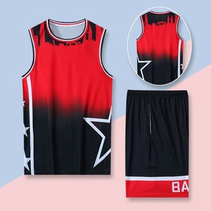 Maillot de basket-ball double face pour hommes et enfants Uniformes de sport à séchage rapide Ensembles respirants pour le basket-ball pour enfants - Product Image 1