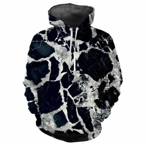 Sweat à capuche décontracté à manches longues en tissu épais avec impression numérique pour vêtements - Product Image 6