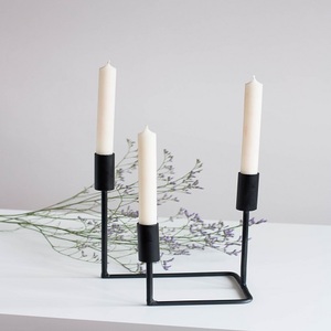 Elegant Christmas Stylish Set of Two Metal Candleholders Great Looking <b>Lanterns</b> & Jars for Home Decoration - Product Image 2
