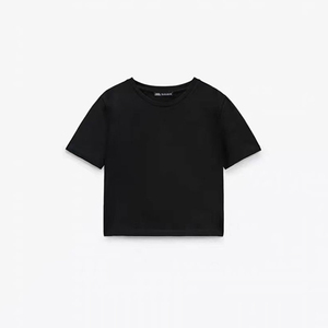 เสื้อครอปสตรีทแวร์ผ้าฝ้าย100% ระบายอากาศได้ดีแห้งเร็วออกแบบได้ตามต้องการ - Product Image 4