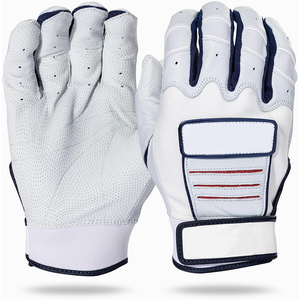 Gants de sport professionnels unisexes en cuir et polyester de haute qualité pour adultes, avec support de poignet rembourré pour le frappeur de baseball, personnalisables - Product Image 5