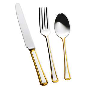 American Style 4-Piece Stainless Steel Cutlery Set With Vibrant Red Handles Eco-Friendly and Modern Silver Design - Product Image 3