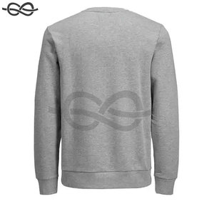 เสื้อสเวตเตอร์คอตตอนฝรั่งเศสเทอร์รี่ปักไซส์โอเวอร์ไซส์ใส่ได้ทั้งชายและหญิงเสื้อลำลองคอกลมสไตล์แฟชั่น - Product Image 6