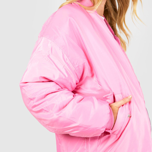 Meilleur prix Blouson bombardier d'hiver décontracté pour femmes de différentes couleurs grande taille fermeture à glissière respirant et chaud pour une utilisation en extérieur - Product Image 6