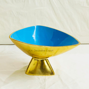 Hot Sale New Design Gold Plated Aluminum Serving Bowl Tabletop Salad & <b>Chocolate</b> Bowls for <b>Weddings</b> & Catering Hot for Hotels - Product Image 5