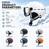 Casque de Ski et Snowboard pour Adultes Grandes Tailles avec Système de Ventilation Homologué CE 1077 et Masque Protection Anti-UV Optimale
