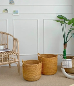 Grande chaise en rotin naturel écologique de fabrication vietnamienne - Product Image 5