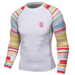 Haut de gamme respirant et écologique en Spandex/Polyester à manches longues pour MMA, tendance en ligne, en promotion avec service OEM - Product Image 2