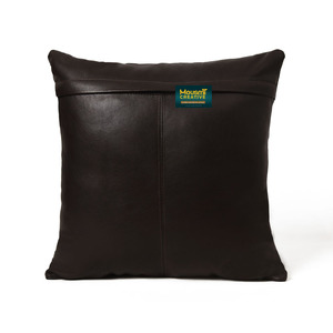 ปลอกหมอนอิงหนังสำหรับโซฟาทำจากหนังสีน้ำตาลช็อกโกแลตปลอกหมอนตกแต่งทันสมัยพิมพ์ลายได้ - Product Image 3