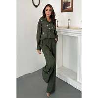 Ensemble chemise et pantalon Haki Tasli - Haki