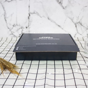 Hộp Bưu Phẩm Có Khóa Kéo Màu Đen Chất Lượng Cao Tùy Chỉnh Hộp Vận Chuyển Bán Buôn Đóng Gói Vận Chuyển Bao Bì Quần Áo Có Logo Hộp Vận Chuyển - Product Image 5