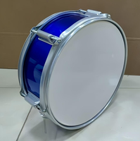 Tambour de marche personnalisé en bois de peuplier 14 x 3,5 pouces, coque de 10 mm pour l'entraînement des fanfare et les performances des groupes