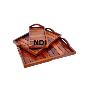 Bandeja de Metal multiusos de alta calidad para servidor de alimentos, venta de bandeja de Metal pulida brillante para Decoración de mesa de cena, bandeja de vidrio de Metal para servir - Product Image 6