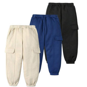 Pantalons de survêtement décontractés pour hommes en molleton 100% coton personnalisés en gros - Product Image 1