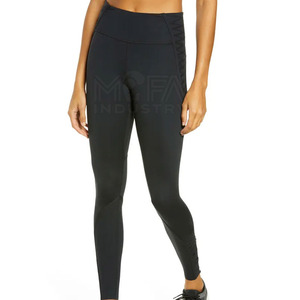 Mallas de Yoga de fibra de bambú respetuosas con el medio ambiente, ropa deportiva sostenible para mujeres, cintura elástica, mallas de yoga - Product Image 2