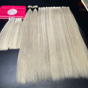 Nouveau design de cheveux vietnamiens, trame invisible pouvant être coupée, extensions de cheveux de trame de génie attachées à la main, vente en gros - Product Image 4