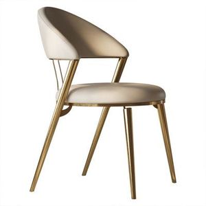 Modern Steel Frame Ottoman Dining <b>Chair</b> Fabric Luxury High Density Sponge Dining Room <b>Chair</b> Furniture Restaurant Ottoman <b>Chairs</b> - Product Image 5