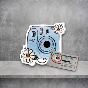 Paleta de Pestañas Magnética de Acrílico Personalizada de Alta Calidad, Color Azul, con Diseño de Flor, para Artistas de Pestañas - Product Image 3