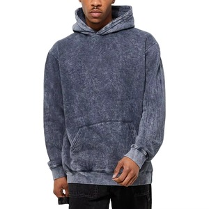 OEM Custom 460gsm Cloud Wash Blank Heavyweight <b>Pullovers</b> <b>Men</b> Hooded Sweatshirts Oversized Drop Shoulder Baggy Jumpers - Product Image 1