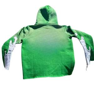 Sweats à capuche légers lavés à l'acide en détresse avec un design style vintage Streetwear surdimensionné sweats à capuche à fermeture éclair complète pour hommes et femmes - Product Image 2