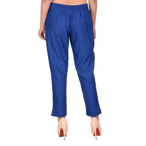 Meilleure vente Tendance personnalisée à la mode décontractée Slim pantalon pour femmes grande taille respirant pantalon pour femmes plat en toile pour l'été - Product Image 4